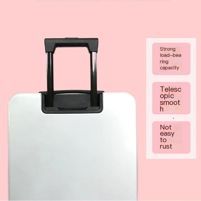 Sanrioed Kuromi Cinnamoroll 20 بوصة حقيبة تروللي بعجلات أنيمي Kawaii ميلودي حقيبة عجلة عالمية كلمة المرور لوحة الطالب الطائرة