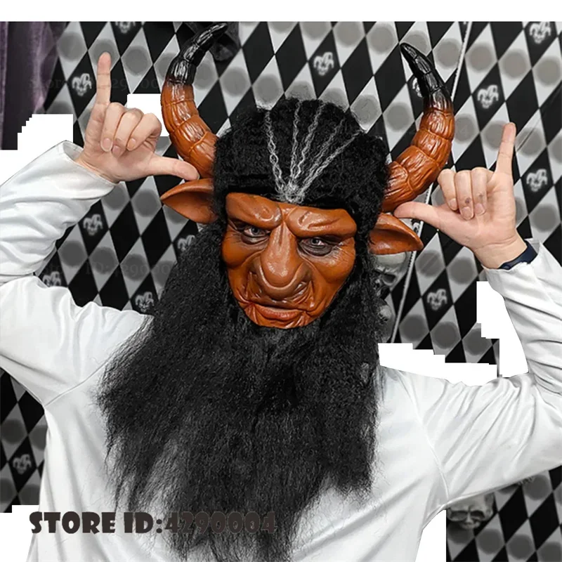 Adult Cosplay Bull Demon King / Monkey King Costume Prop Halloween Party Horror Devil Headset Mask Stage Performance Headwear