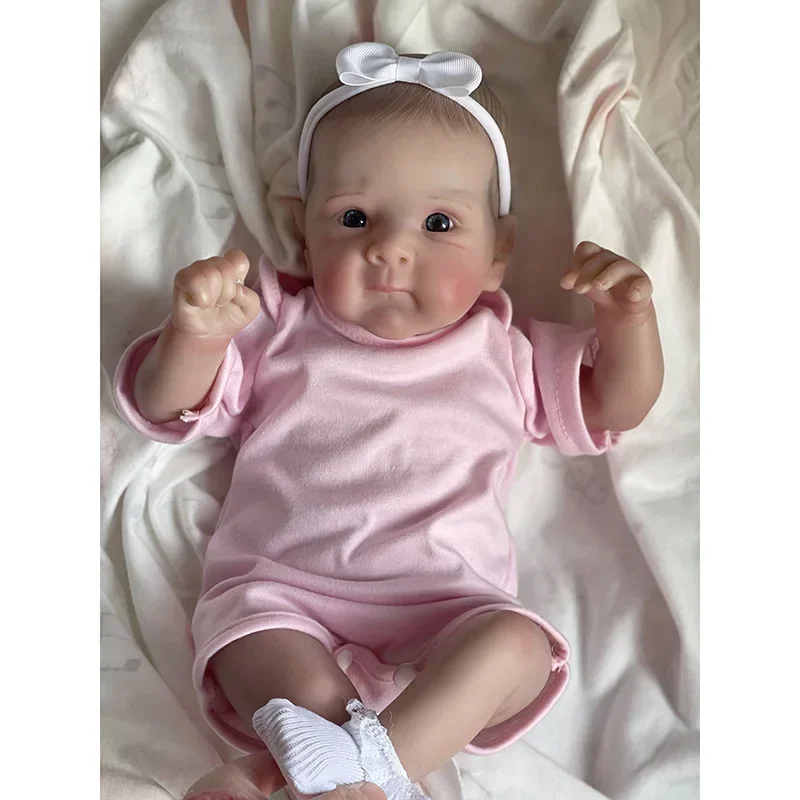 18 pollici Reborn Baby Doll Bettie Neonato Realistico Soft Touch Strati multipli Pittura Pelle 3D con vene visibili Bebe Reborn