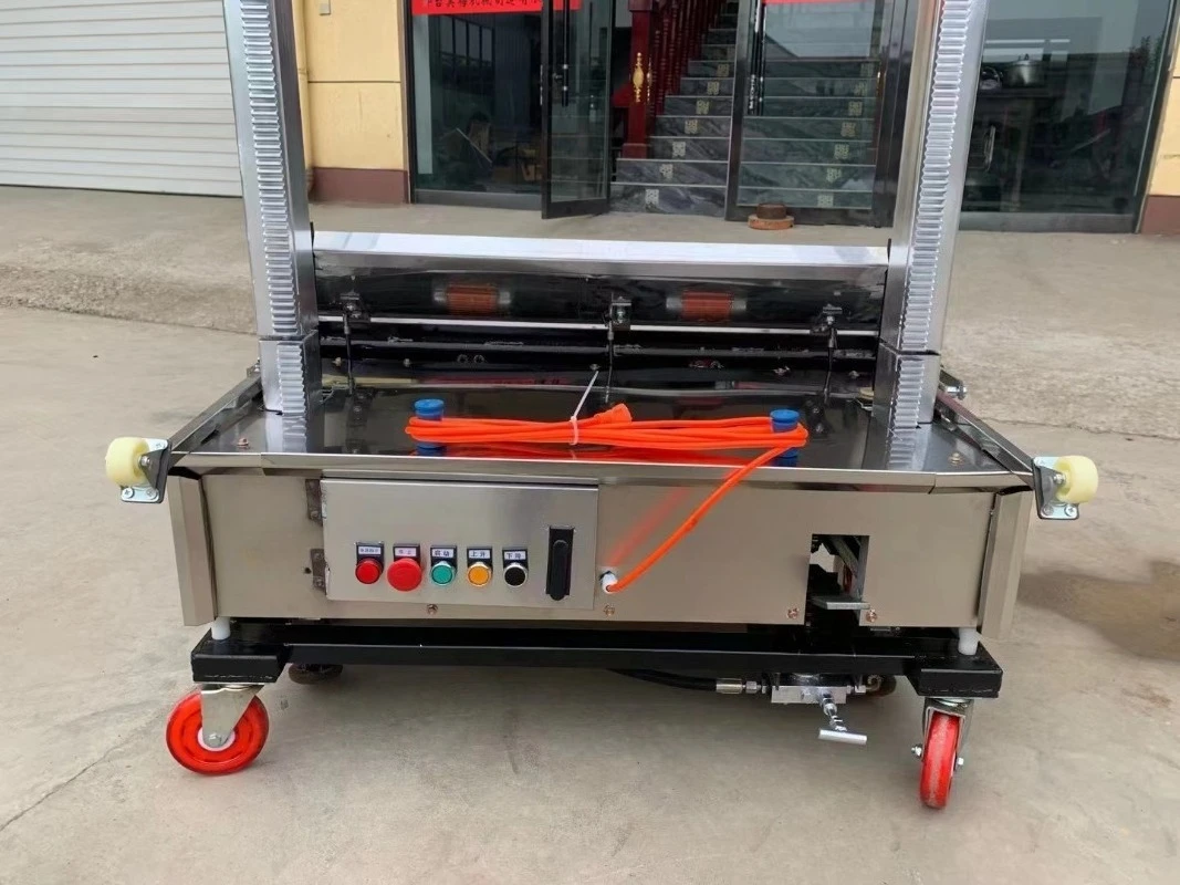, wall construction electric wall plastering machine, building indoor and outdoor wall plastering machine