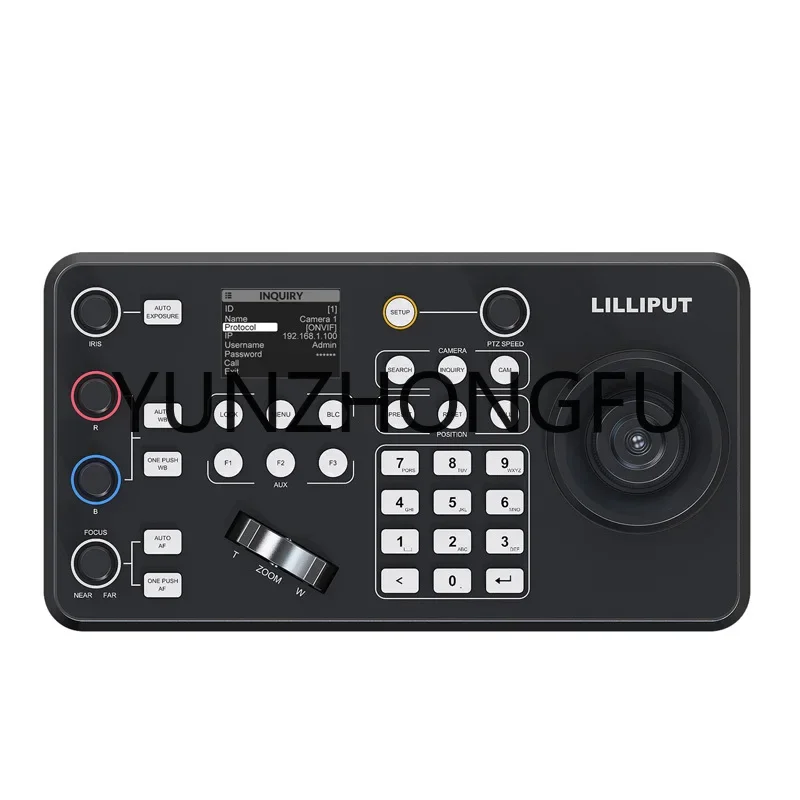 K1 2.2-inch PTZ Professional IP and Serial PTZ Camera Joystick Controller with Cross Protocol Hybrid Control