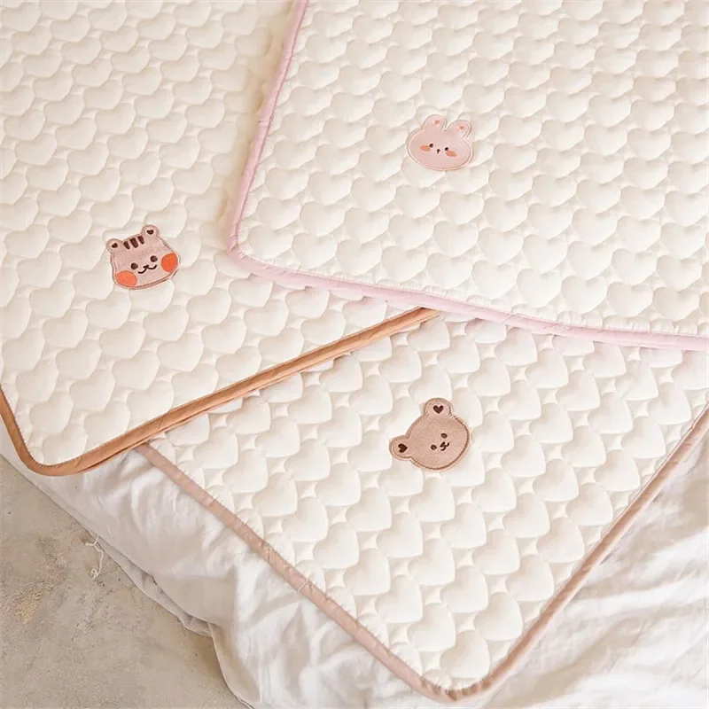 Cotton love mattress baby kindergarten mattress children waterproof washable multifunctional diaper pads