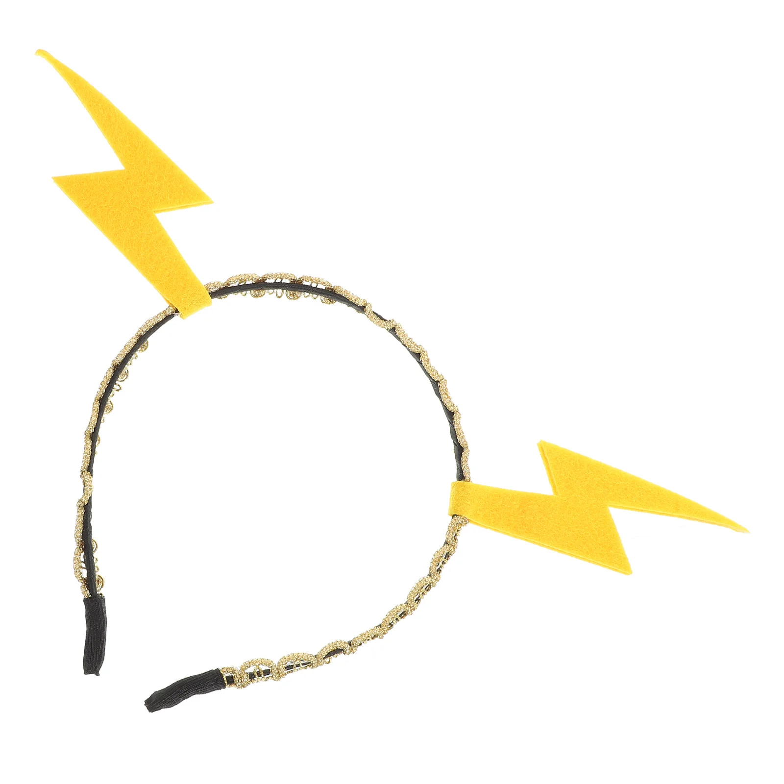 

Flash Headband Party Hair Accessories Yellow Lightweight Fabric Cosplay Performance Event Decorative Headdress Comfortable Stay