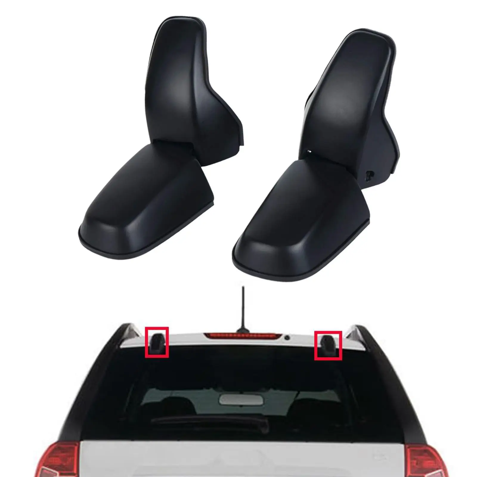 

1 Pair Car Rear Tailgate Window Hinges 87160-1F001 High Performance Replaces