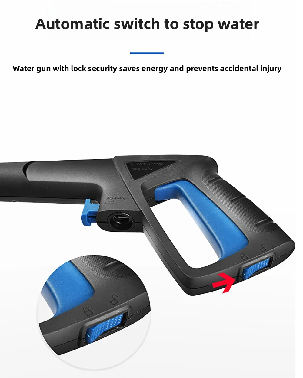 DongCheng Professional 1600W 220V Portable High-Pressure Washer Electric Car Washing and Cleaning Machine