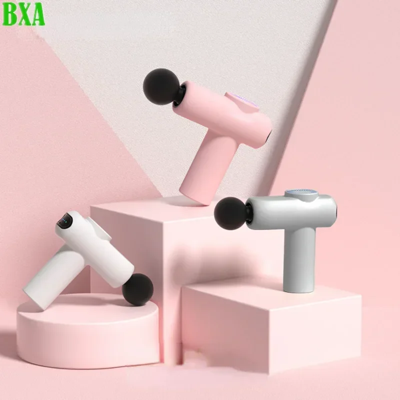 Mini Massage Stick Muscle Massage Gun Fascia Gun Back Massager Small Vibrator Muscle Relaxation Fitness Body Pain Relief