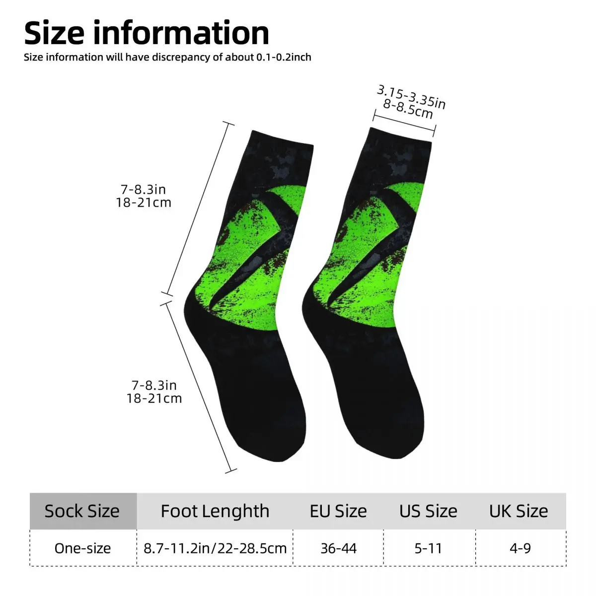 جوارب بشعار Xbox باللون الأخضر، جوارب Harajuku فائقة النعومة لجميع المواسم، إكسسوارات جوارب طويلة لهدايا للجنسين #2