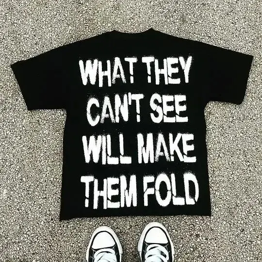 Harajuku Street Print Großes T-Shirt Gothic 2025, Grafik-T-Shirt Y2k Top Bewaffnete Gothic Herren mit kurzen Ärmeln