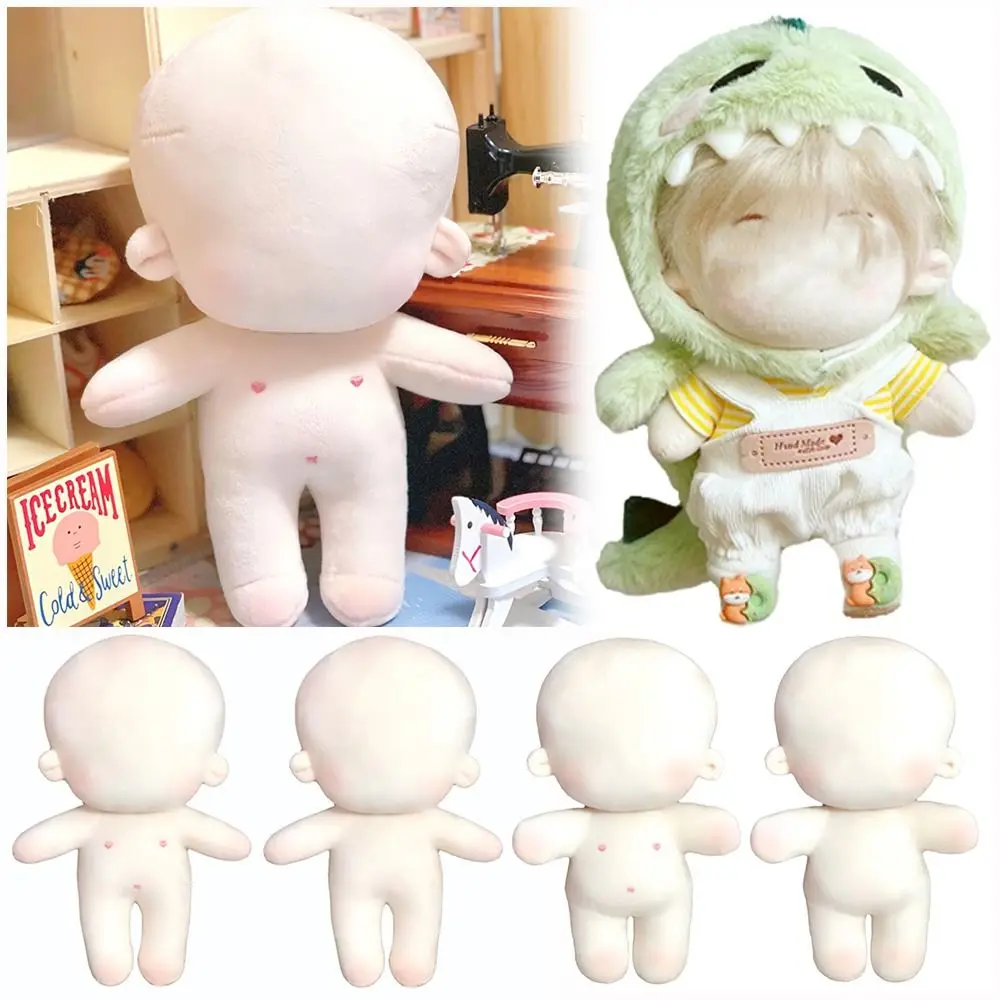 Gift Playing House Handmade  Embroidery Or Blank DIY Idoll  Cotton  Dolls Body