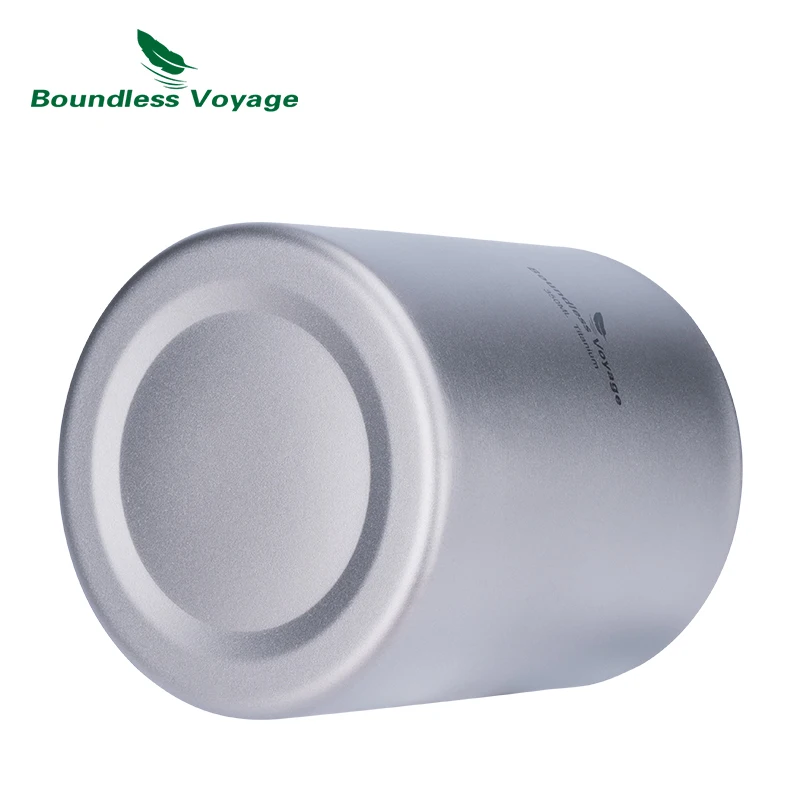 Imagem -05 - Boundless Voyage-double Walled Titanium Cup Cerveja Café Canecas de Chá com Tampa Leite Suco Copos Anti-vazamento 350ml