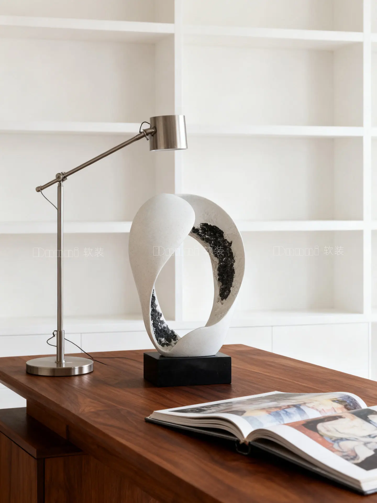 Simple Modern Sculpture Ornament Home Living Room Model Room Hotel Clubhouse Light Luxury Soft Decoration Gifts