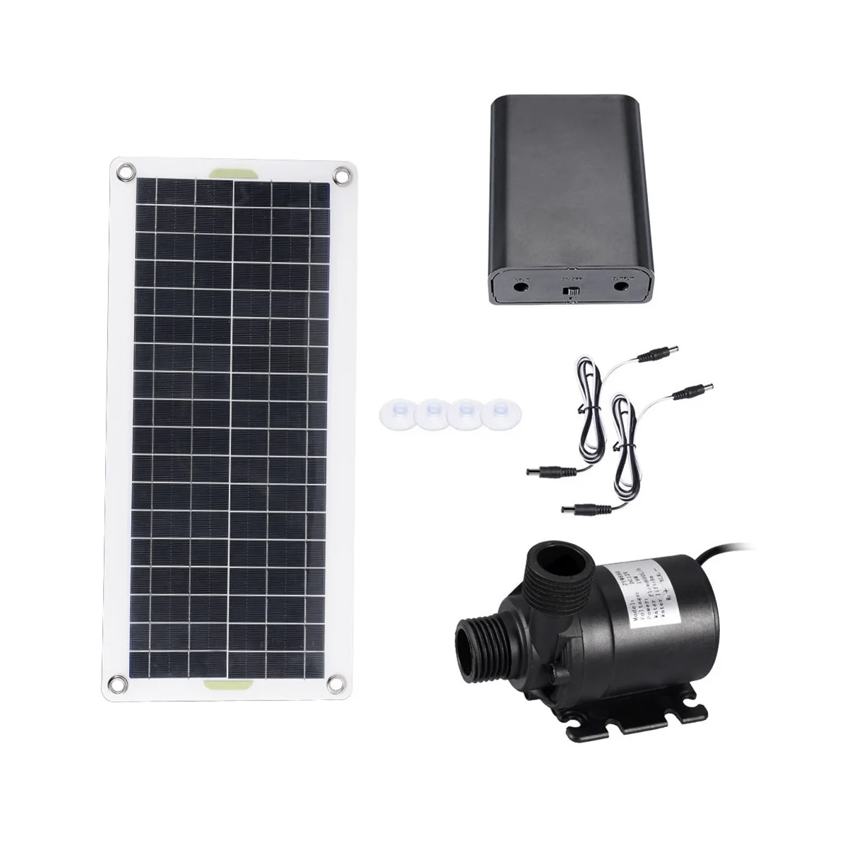 50W Solar Water Pump 800L/H DC12V Solar Water Fountain Pump for Family Garden Water Fountain Irrigation Pump