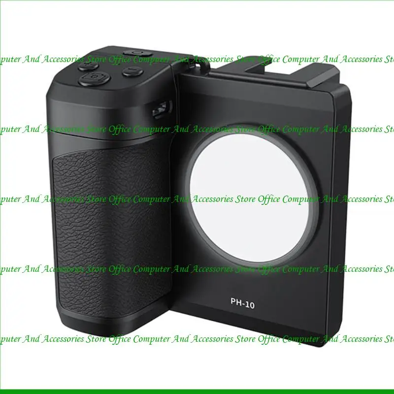 U55C PH10 Mobile Handle Grip Wirelessly Phone Holder Stabilizer for Smartphones Vlogging Cold Shoe Mount