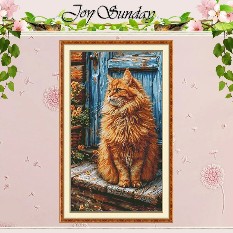 

Maine Coon Animals Patterns Counted Cross Stitch Set DIY 11CT 14CT 16CT HD Stamped DMC Cross-stitch Kit Embroidery Needlework