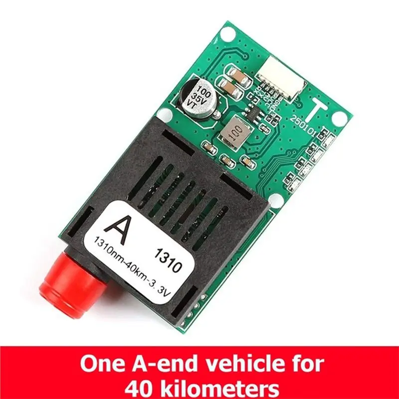 Best-AV/VCC/GND Fiber Transceiver Module 40KM TTL FC Interface Optical Terminal Equipment TX