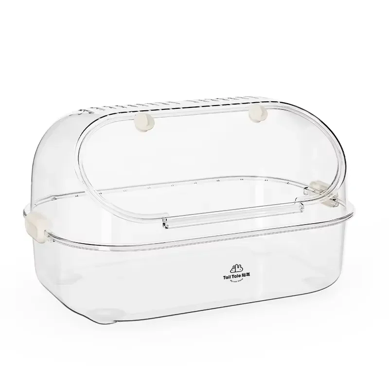 TailTale 62cm Clear Hamster Cage with Full View Large Front Opening for Access Cute Design for Syrian Hamster Small Pet view 5