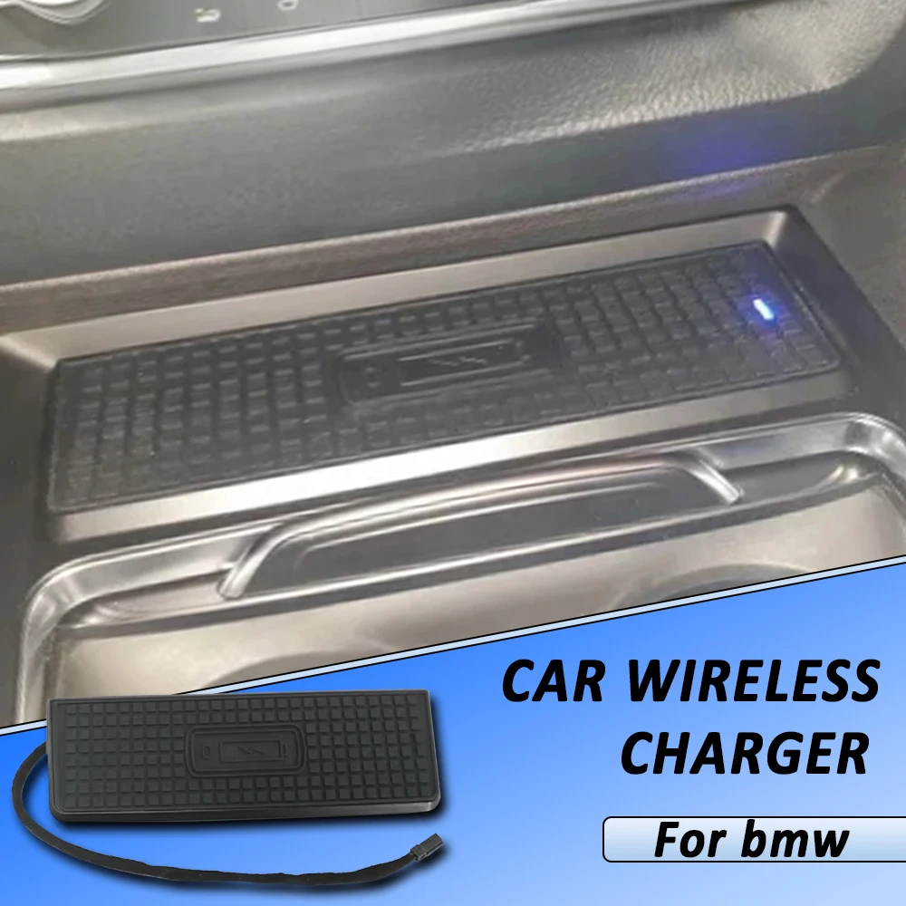 BMW f30 f31 f32 f33 f34 f35 f36 m4 f82 3 4 시리즈용 차량용 무선 충전기, 고속 충전 패드, 인테리어 액세서리