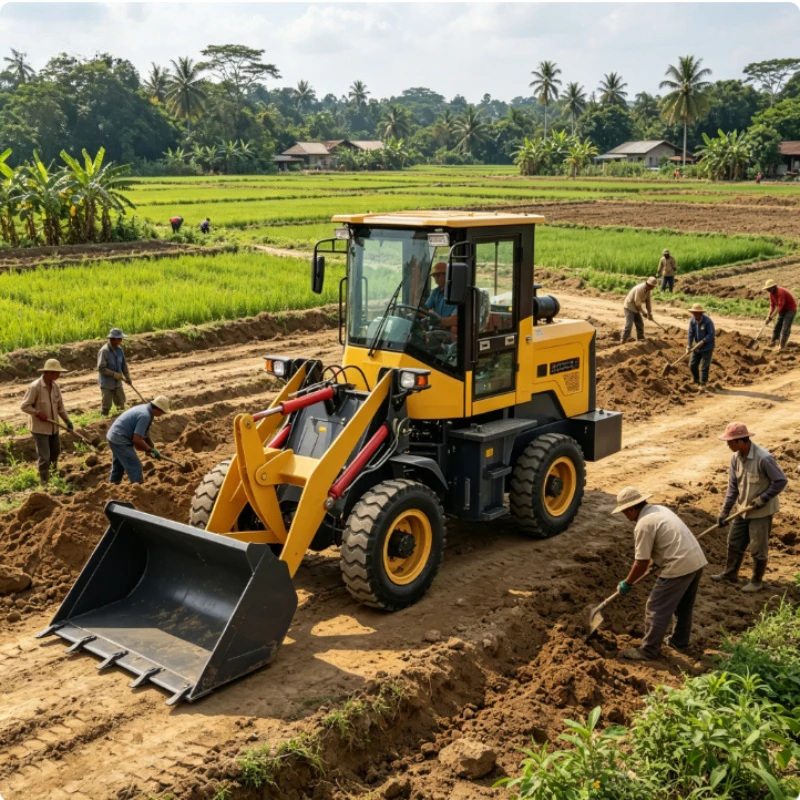 Farming Agriculture Stocks - Wheel Loader Machine 2ton for Poultry