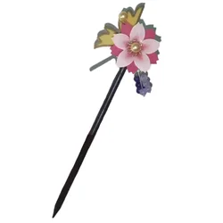 Anime Cosplay Handmade Kamisama Kiss Momozono Nanami Pink Kanzashi Spinka do włosów na Kimono Halloween Christmas Party Hair Stick Gift