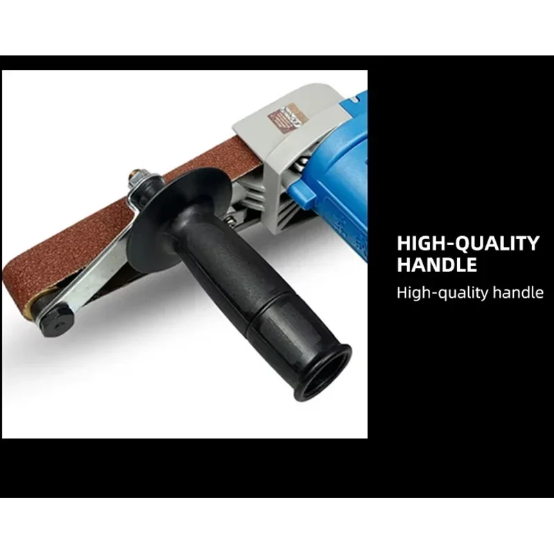 550W Multifunctional Belt Polishing Machine Mini Sanding Grinder 30×533 Belt Sander Micro Polishing Tool for Metal Woodworking
