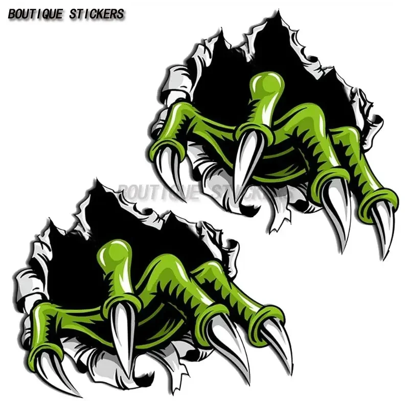 Monster claw car sticker waterproof PVC decal car motorcycle accessories laptop helmet suitcase wall sticker cover scratches