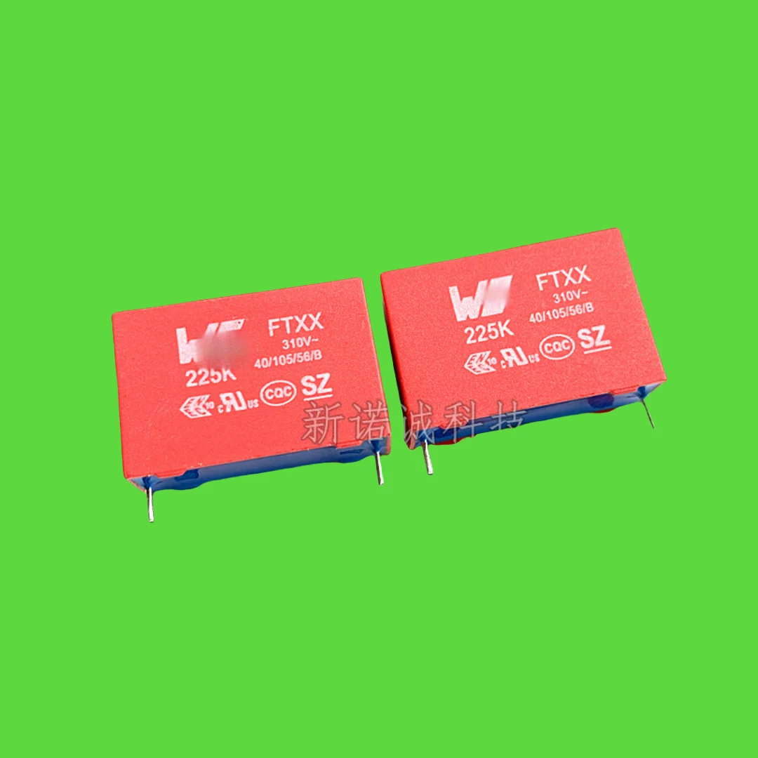 10 uds/FTXX 310VAC 225 2,2 UF 310V 2U2 medidor de seguridad película de corrección condensador distancia del pie 27,5