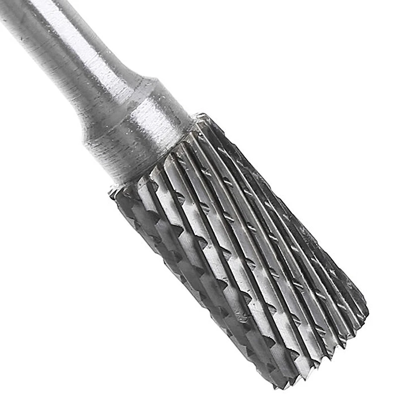 NEW-12Mm Carbide Rotary File Milling Shank 6Mm Metal Grinding Cutter Head Burr Head