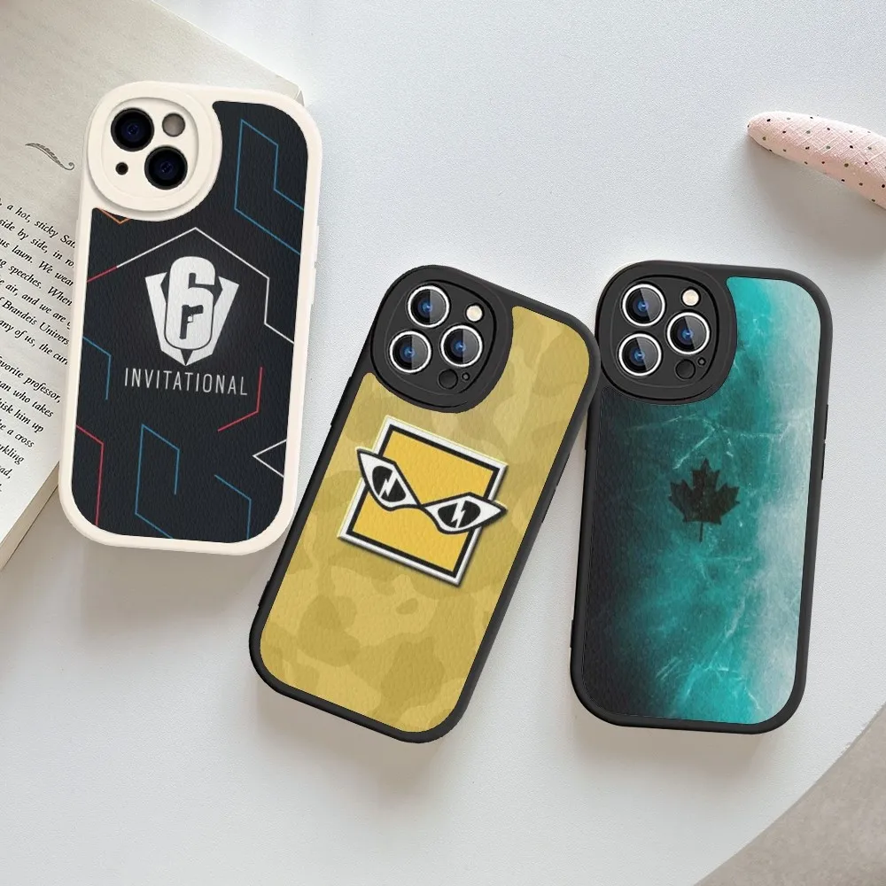 

Game Rainbow Six Siege Phone Case Hard Leather For IPhone 16 15 14 13 12 Mini 11 14 Pro Max Xs X Xr 7 8 Plus Fundas