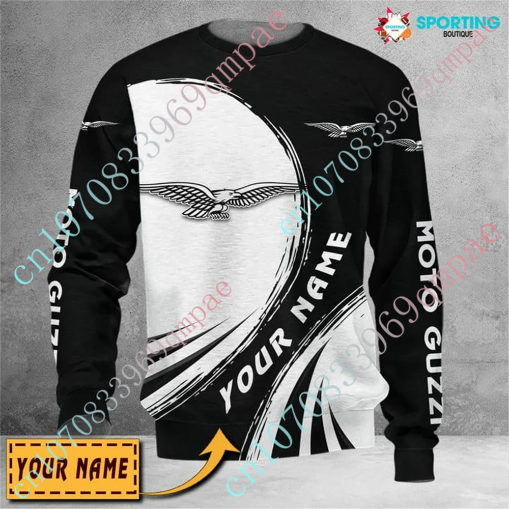 

Moto Guzzi Sweatshirt 3D O Neck Long Sleeve Casual T Shirt For Men Women Anime Oversized T-shirt Unisex Clothing Custom Logo