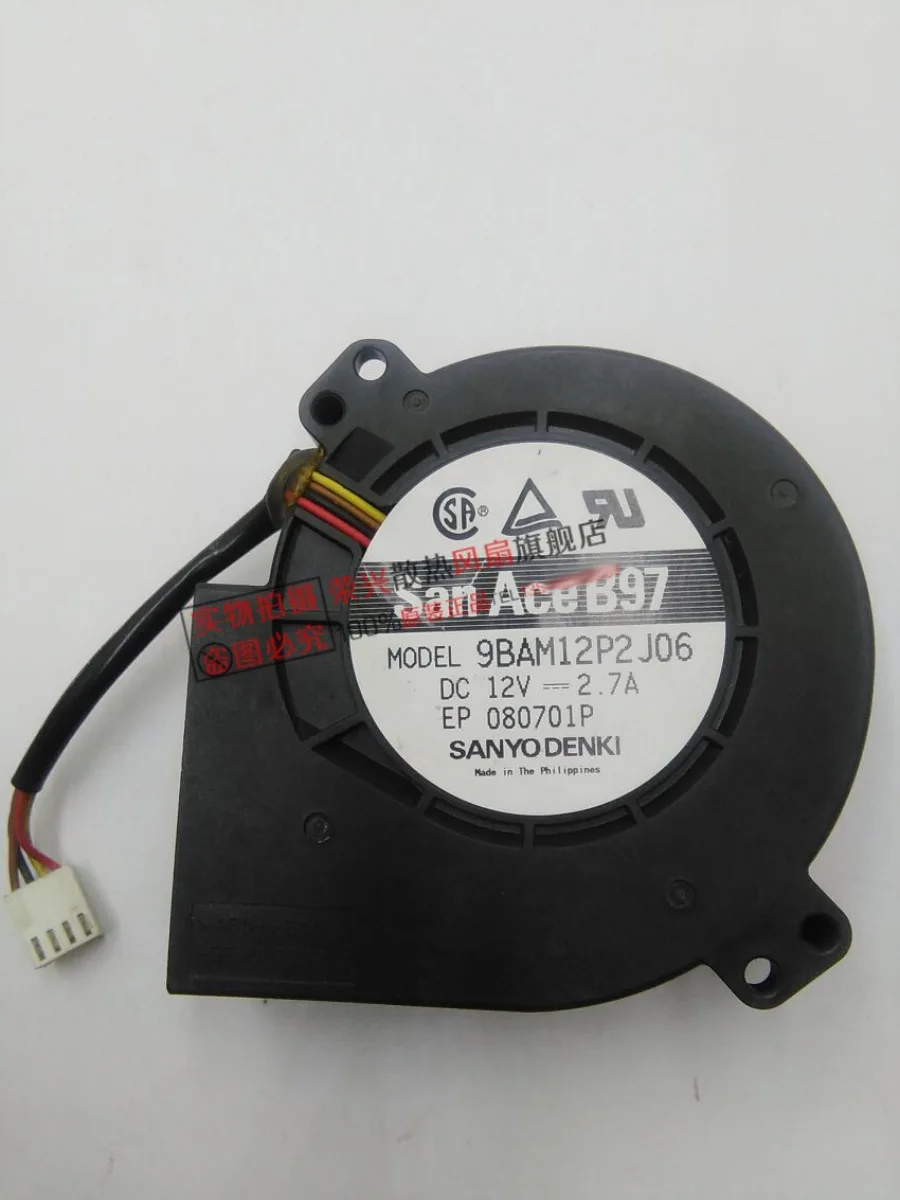 

1 шт. для серверного вентилятора SANYO 9BAM12P2J06 12V 2.7A 9733