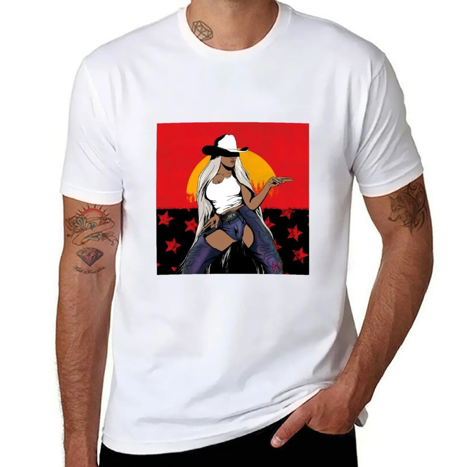 

Cowboy Carter: Redemption {fan-art} T-Shirt t shirt for man man t shirt designer T-Shirt