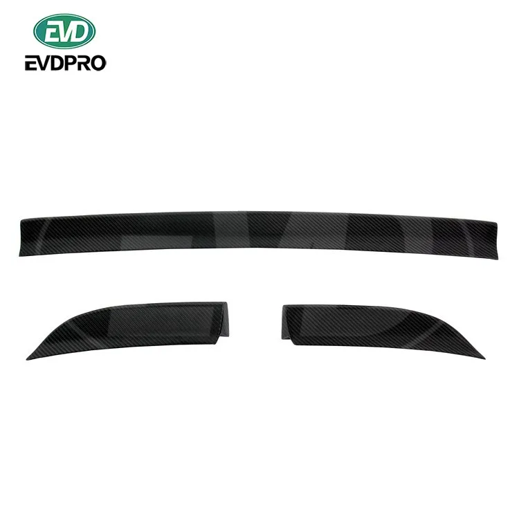 

For Lamborghini Huracan Lp610-4 Lp580-2 2014-2017 No Style Carbon Fiber Rear Spoiler (3 Pcs)