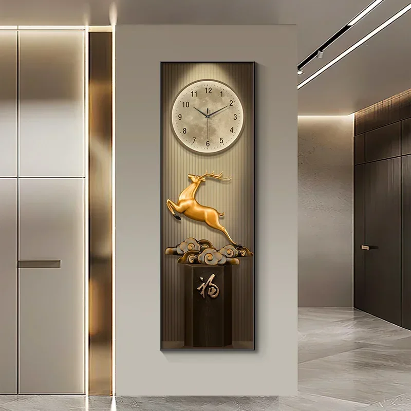 *Stylish Living Room Wall Clock Rectangle Bedroom Art Digital Clock Wall Modern Kitchen Orologio Da Parete Home Decoration
