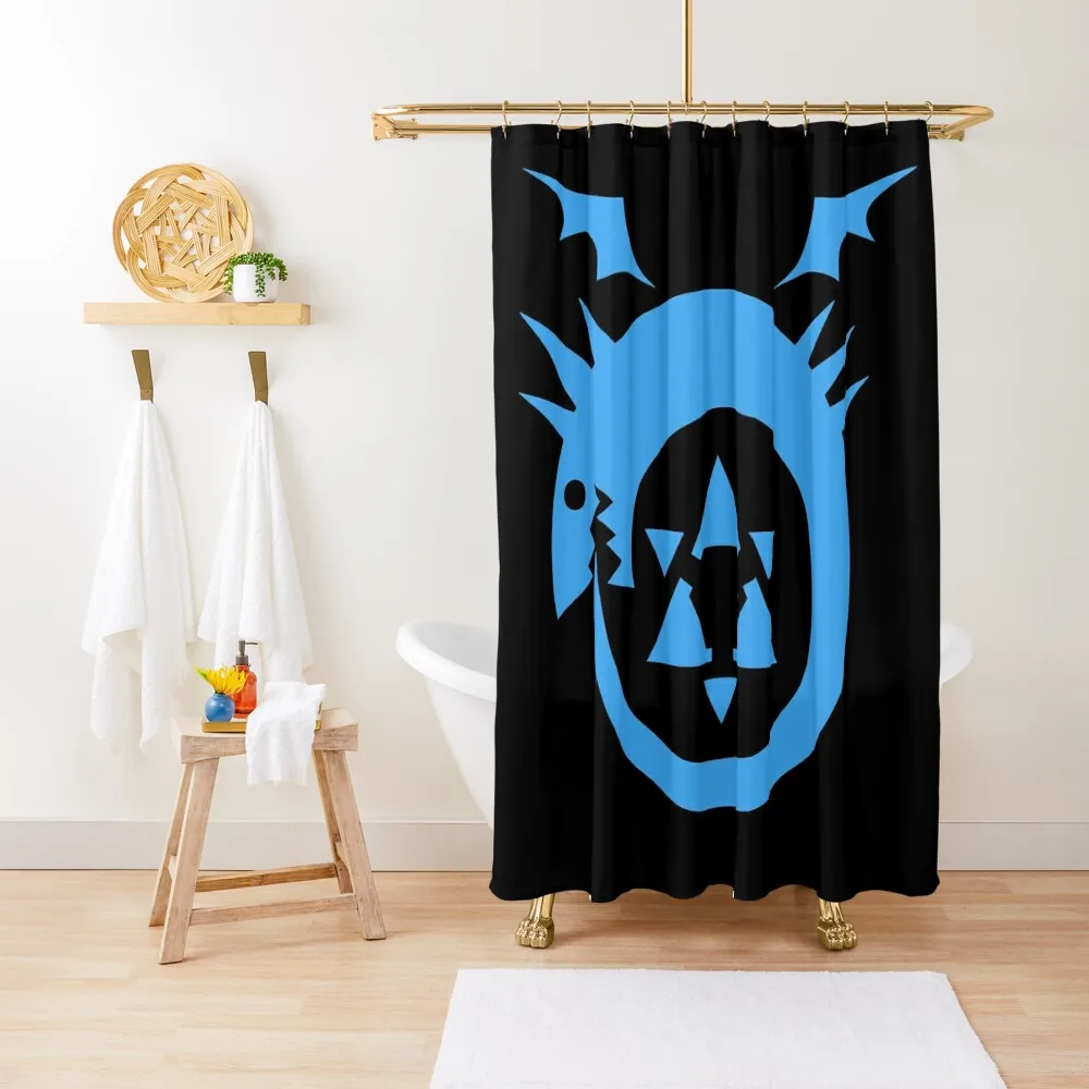 

Fullmetal Alchemist - Brothers Anime Manga Logo Shower Curtain Cute Shower Cover Curtain