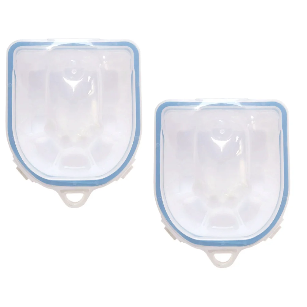2 Stuks Duurzaam Vervagen Bestand Manicure Soak Bowl Nail Art Supplies Cuticle Verzachten Warm Water Thuis Salon Gebruik Spa Tool