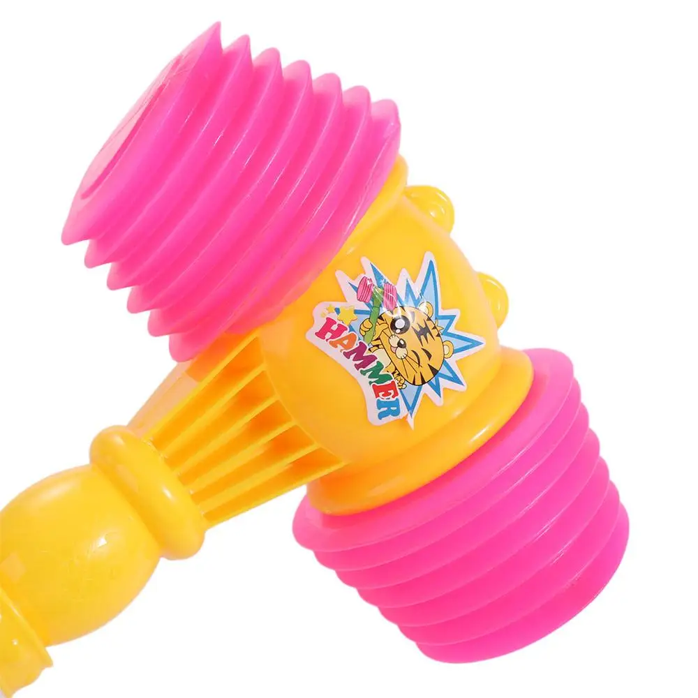 Vocal Knocking Knocking Hammer Toy Noise Maker Squeaky Sound BB Hammer Whistle Training Plastic Sound Hammers Toys