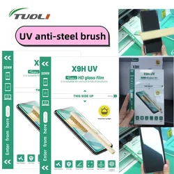 TUOLI 50pcs X9H Friction-resistant Anti-steel Brush HD UV Screen Protector Flexible Glass Curved TPU Film Cutter Machine