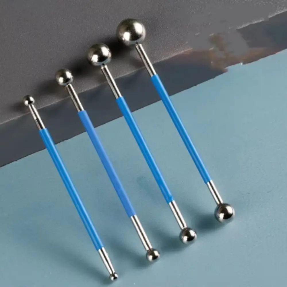 Stainless Steel Tile Grout Tool Tungsten Steel Polymer Clay Seam Pressing Tool Double Steel Pressed Ball Dotting Pen Ball Stylus