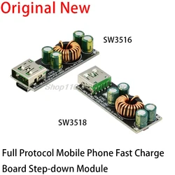 6-35V SW3518S SW3518P SW3516S Full Protocol Mobile Phone Fast Charge Board Step-down Module QC4.03.0 for Battery Charger Module