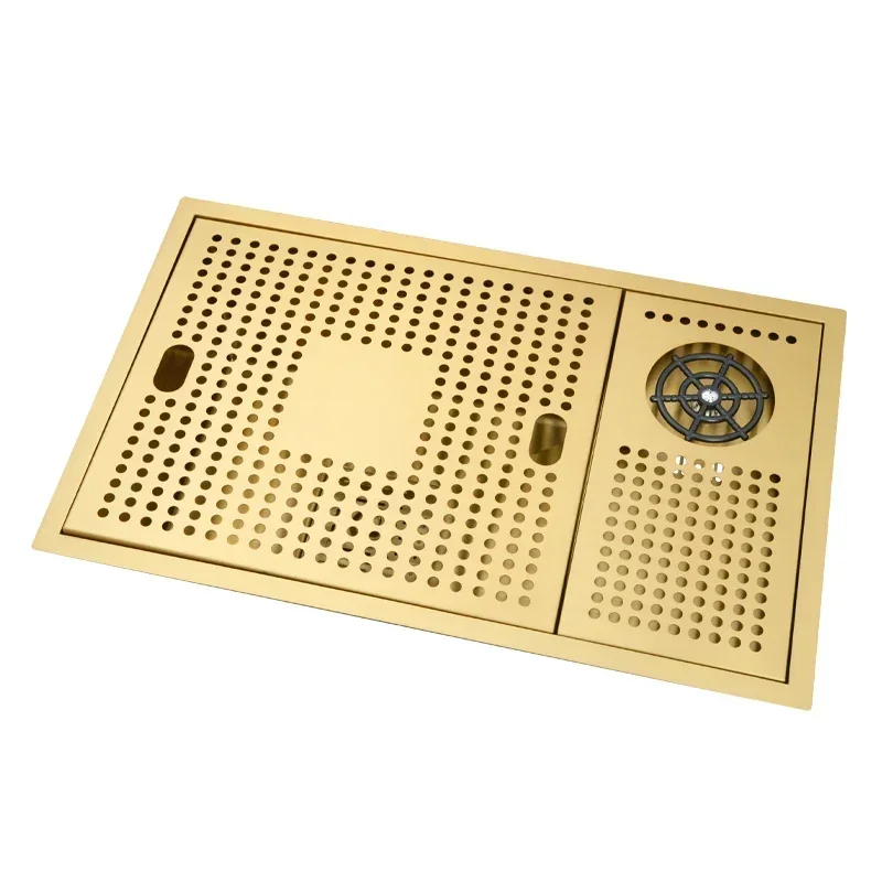

Golden Island Bar Counter Invisible High Pressure Cup Washing Machine Sink Single Tank 304 Stainless Steel
