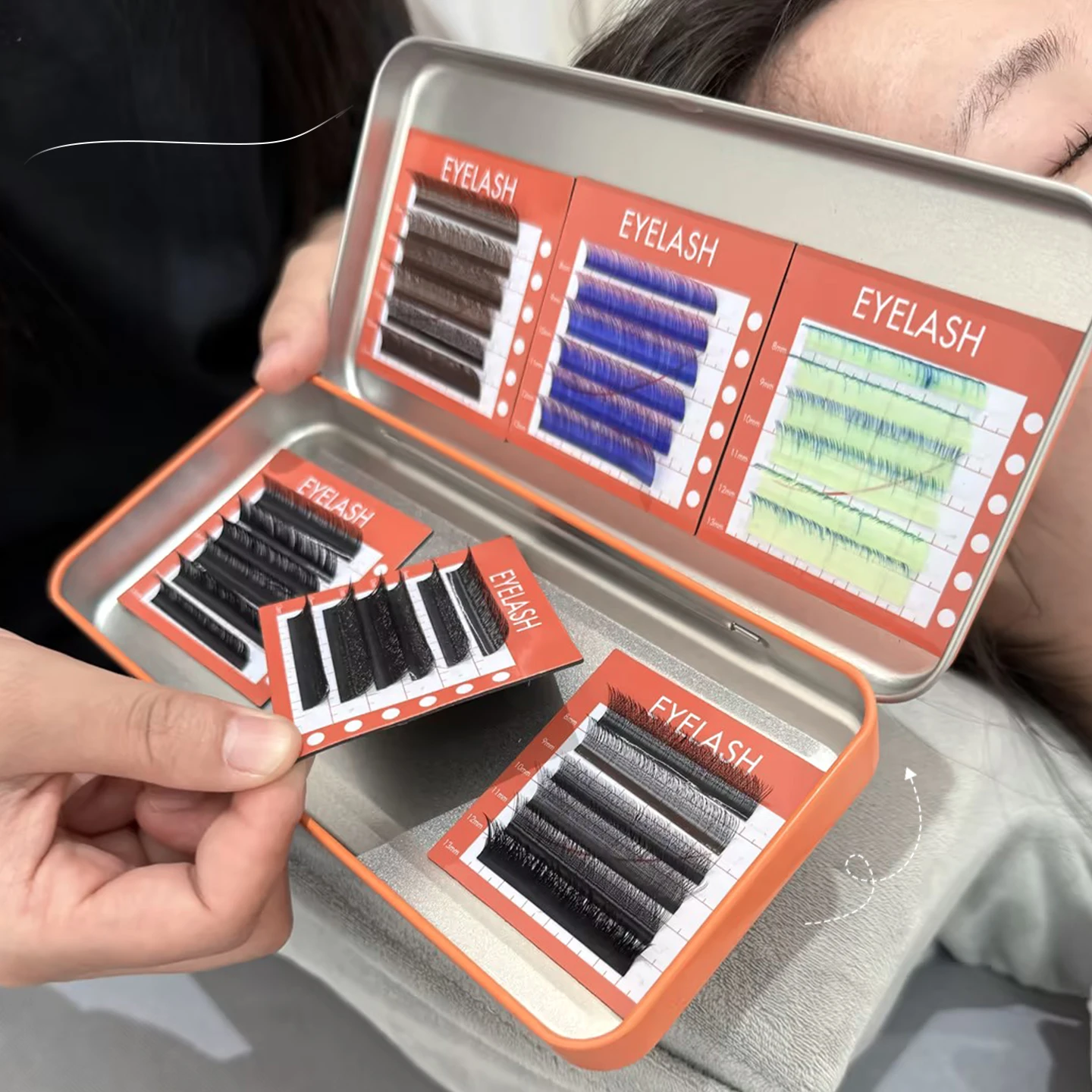 7PackWomen Magnetic Eyelash Ex - Lash Tray Organizer ulasan dan harga