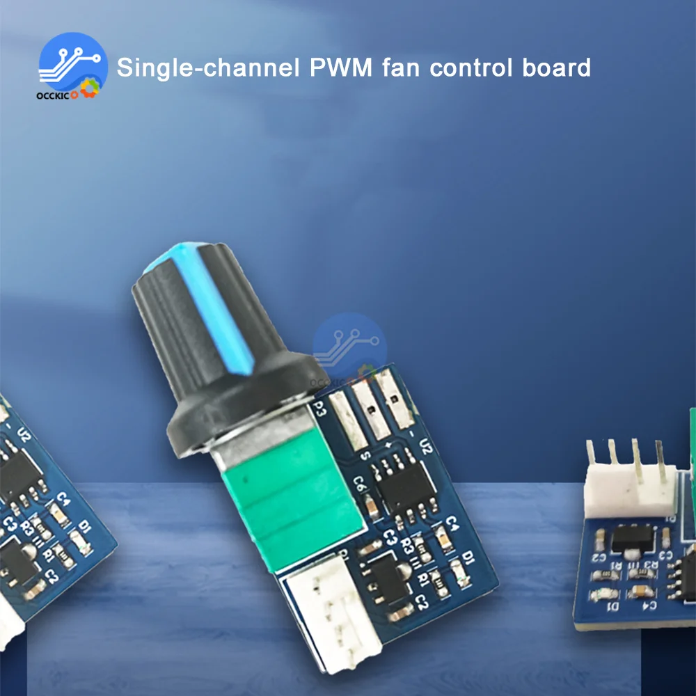 12V PWM Motor Speed Controller Module Single-channel Fan Adjustable Speed Regulator Control Governor Switch