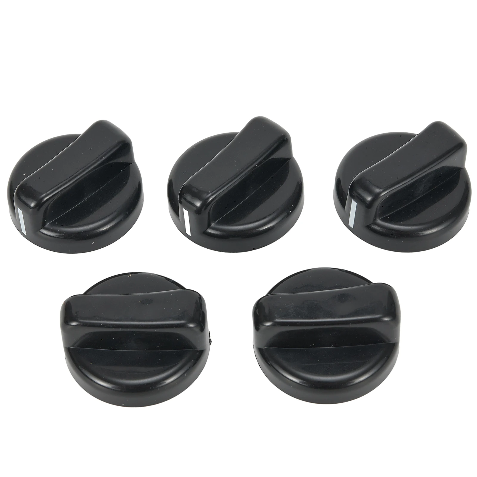 5PCS Black Gas Stove Knobs Cooker Oven Control Switch Gas Cooker Accessories Assembly Button Stove Repair Accessories