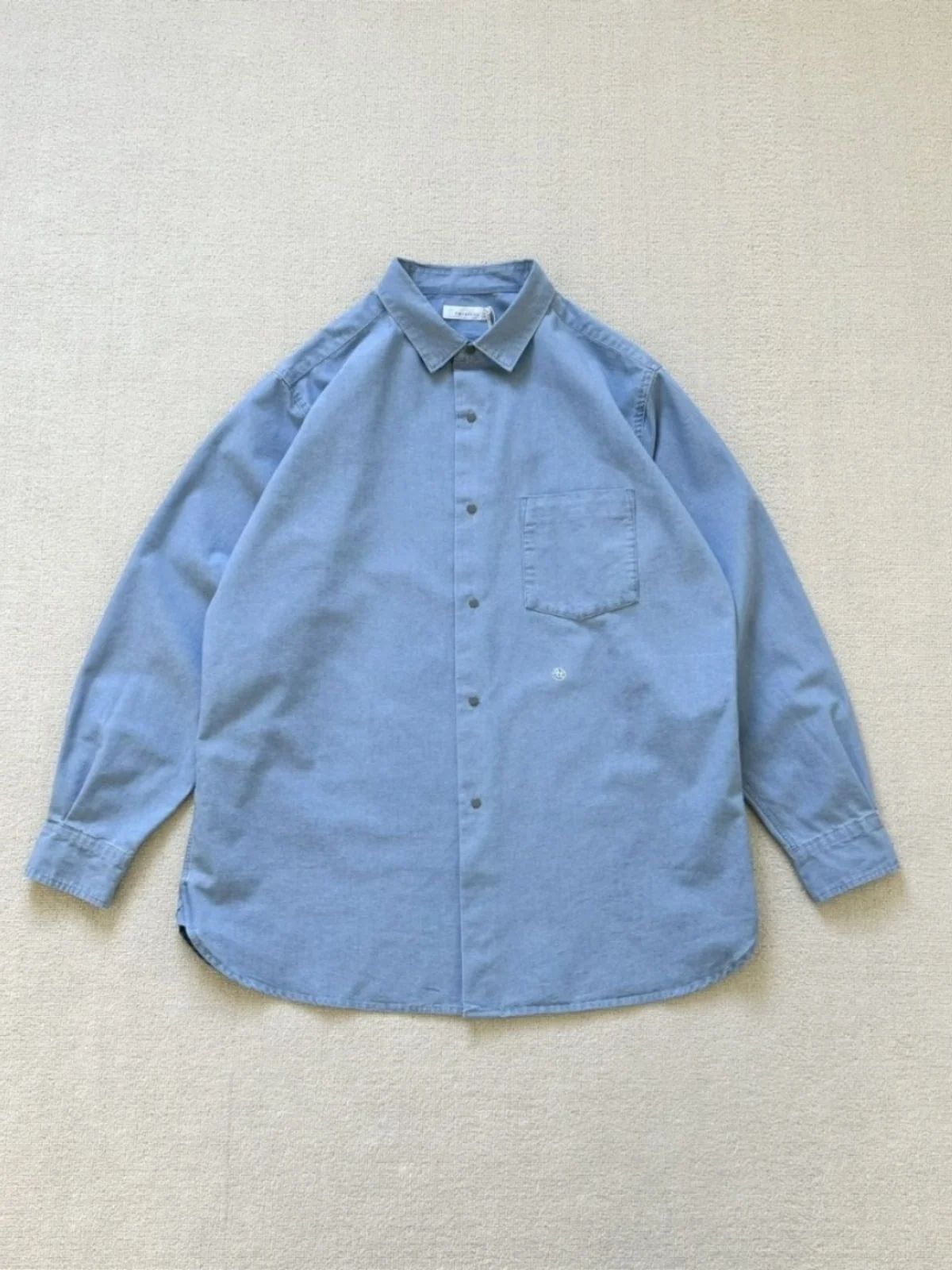 

Nan Casual Vintage Waed Denim irt Мужское свободное длинное све дышащее весеннее молодежное пальто из ткани Eva