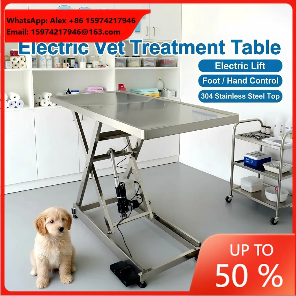 OSCAT Flat Top Diagnosis And Treatment Vet Table : Essential Equipment For Veterinary Clinics Veterinary Equipment ET-17
