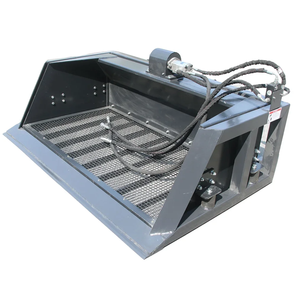 دلو فحص دوار للحفارة، ملحقات مضادة للانزلاق، مواد صلبة، هيكل ثقيل