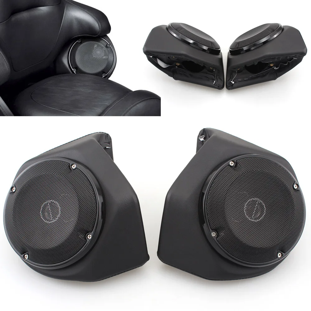 Motorcycle Tour Pack Rear Speaker For Harley Touring Road King Street Electra Glide Ultra Limited FLHR Special CVO 14-20