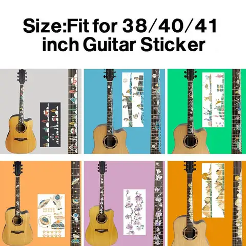 8 best sales inläggningar av gitarrdekaler - №4