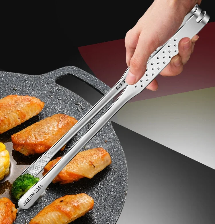 

Germany 316L stainless steel barbecue clip anti-scalding barbecue clip kitchen food