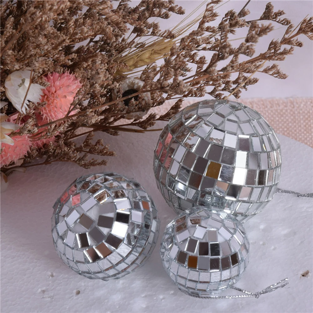 12個のディスコミラーボール、シルバー反射ボール、クラブ、パ - Disco Ball Mirror のレビューと価格